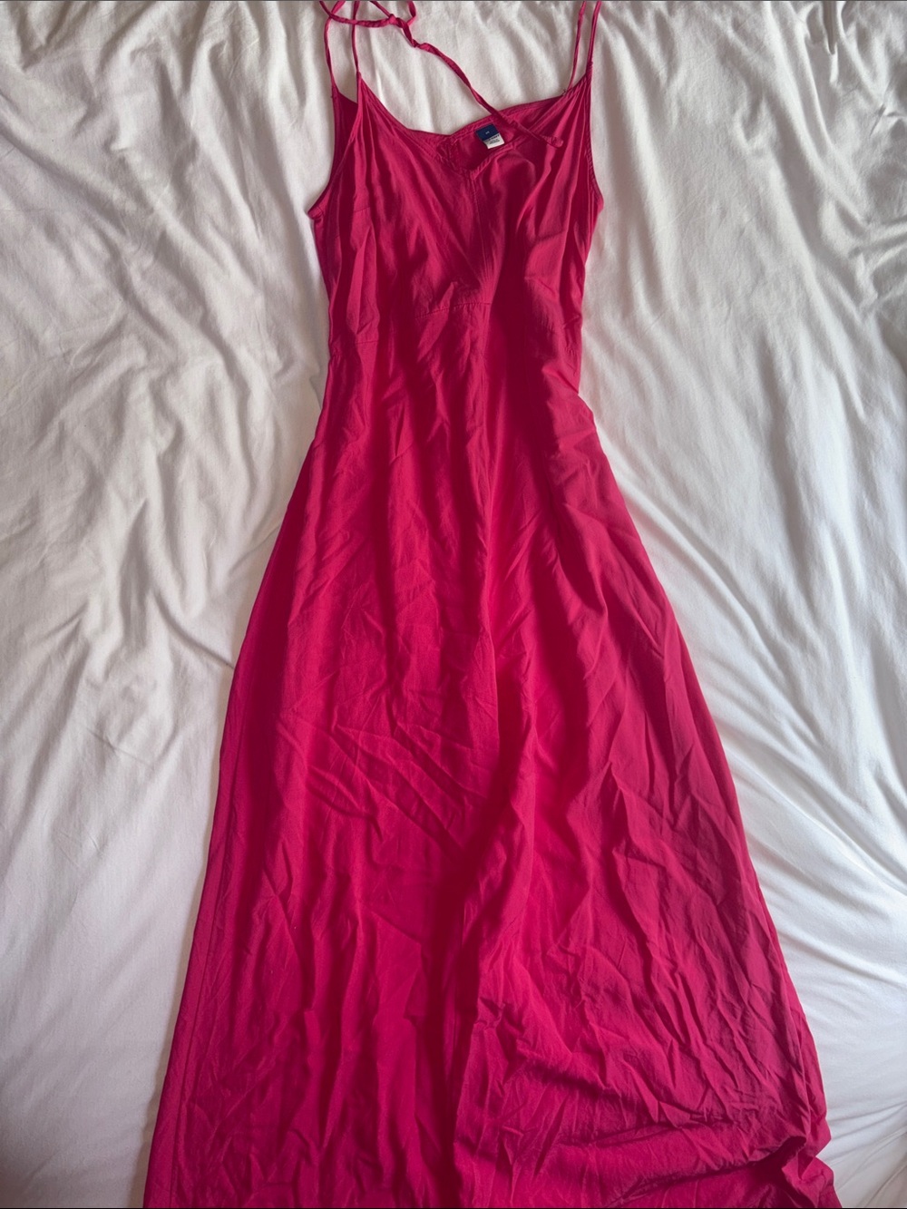 Old Navy Fuchsia Maxi Slip Dress